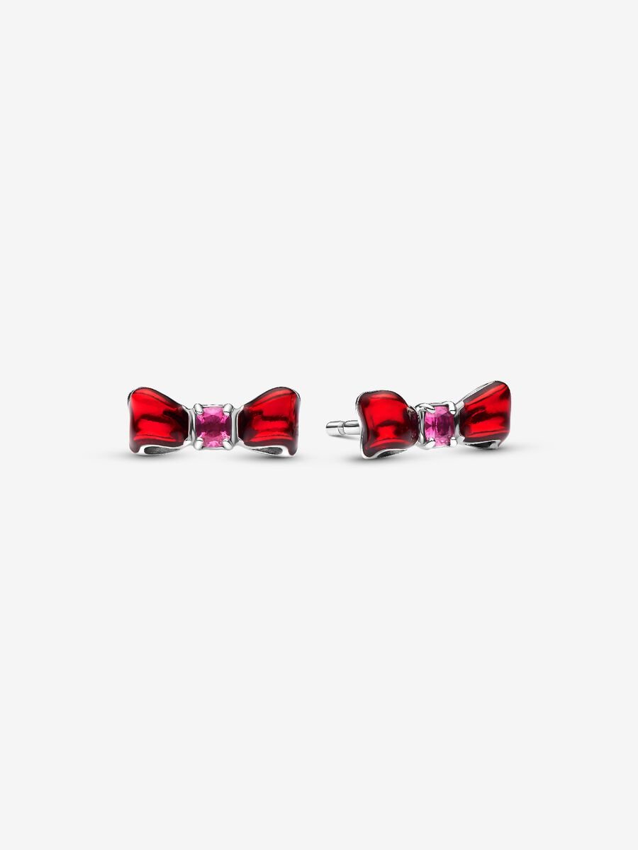Disney x Pandora Snow White Bow Stud Earrings