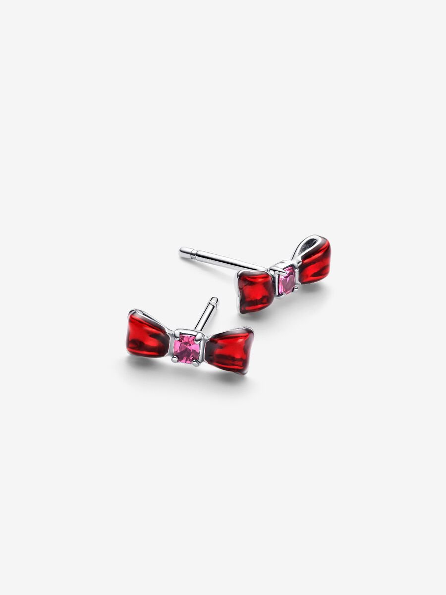 Disney x Pandora Snow White Bow Stud Earrings