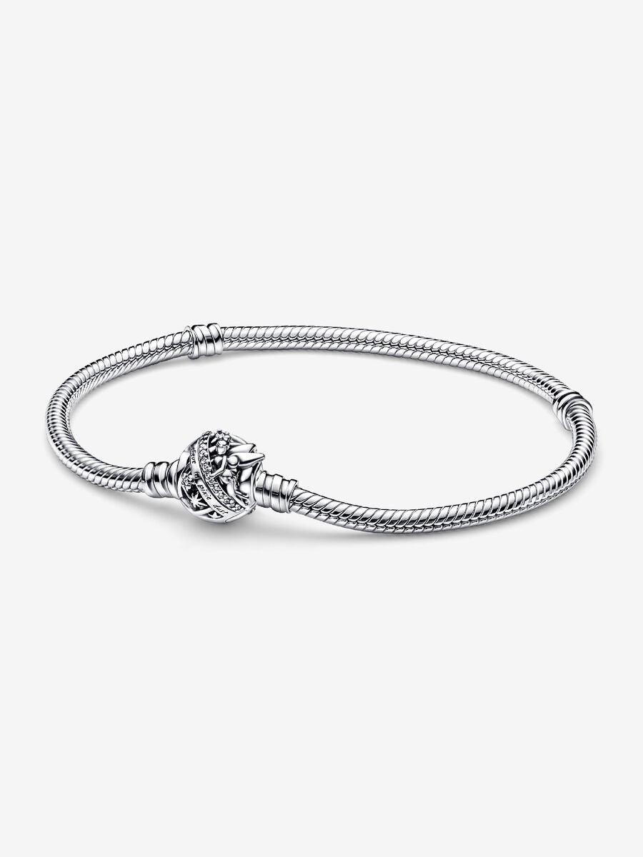 Disney x Pandora Tinker Bell Clasp Moments Snake Chain Bracelet