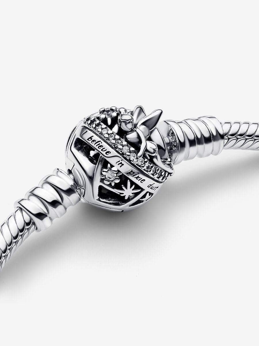 Disney x Pandora Tinker Bell Clasp Moments Snake Chain Bracelet