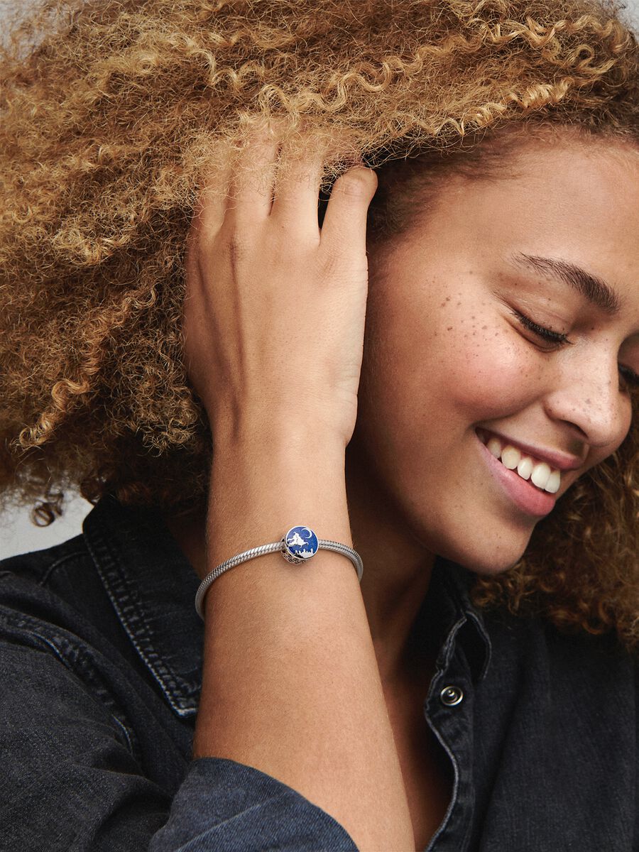 Disney x Pandora Aladdin and Princess Jasmine Magic Carpet Charm