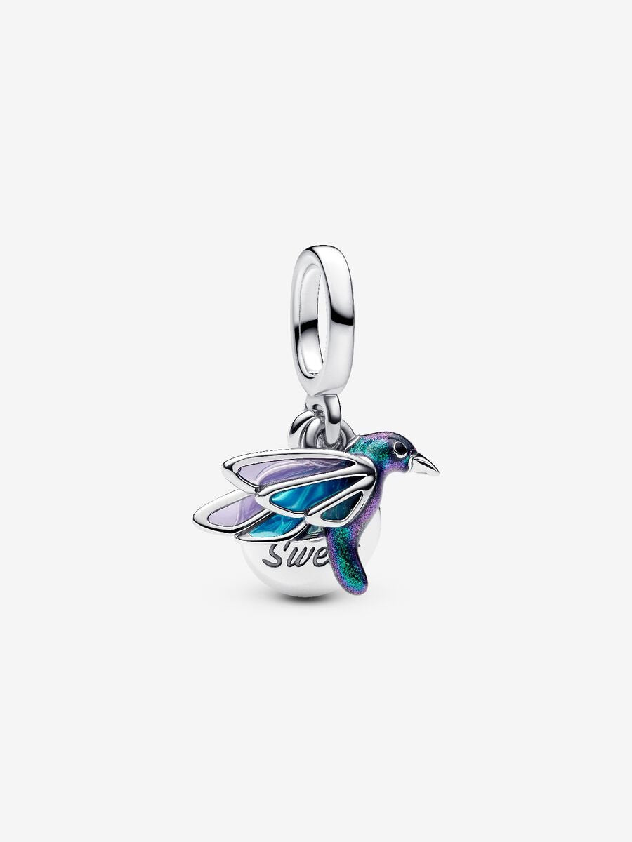 Hummingbird Double Dangle Charm