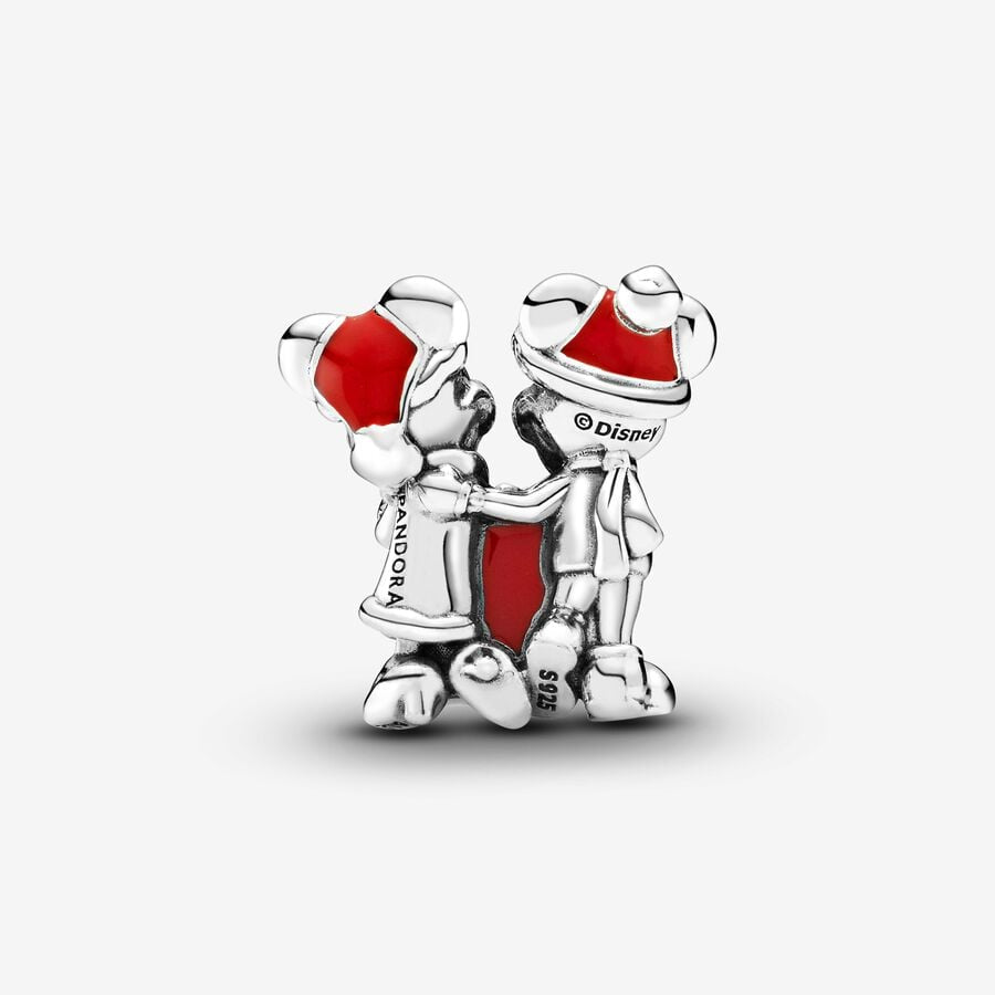 Disney x Pandora Mickey Mouse and Minnie Mouse Present Charm