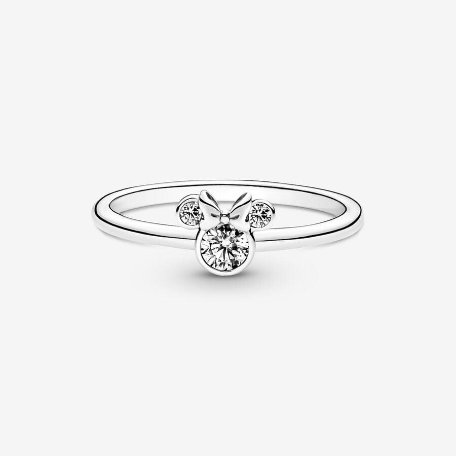 Disney x Pandora Minnie Mouse Sparkling Head Ring