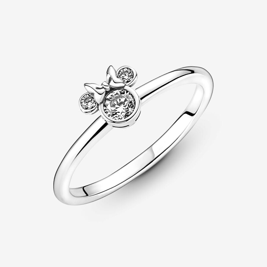 Disney x Pandora Minnie Mouse Sparkling Head Ring