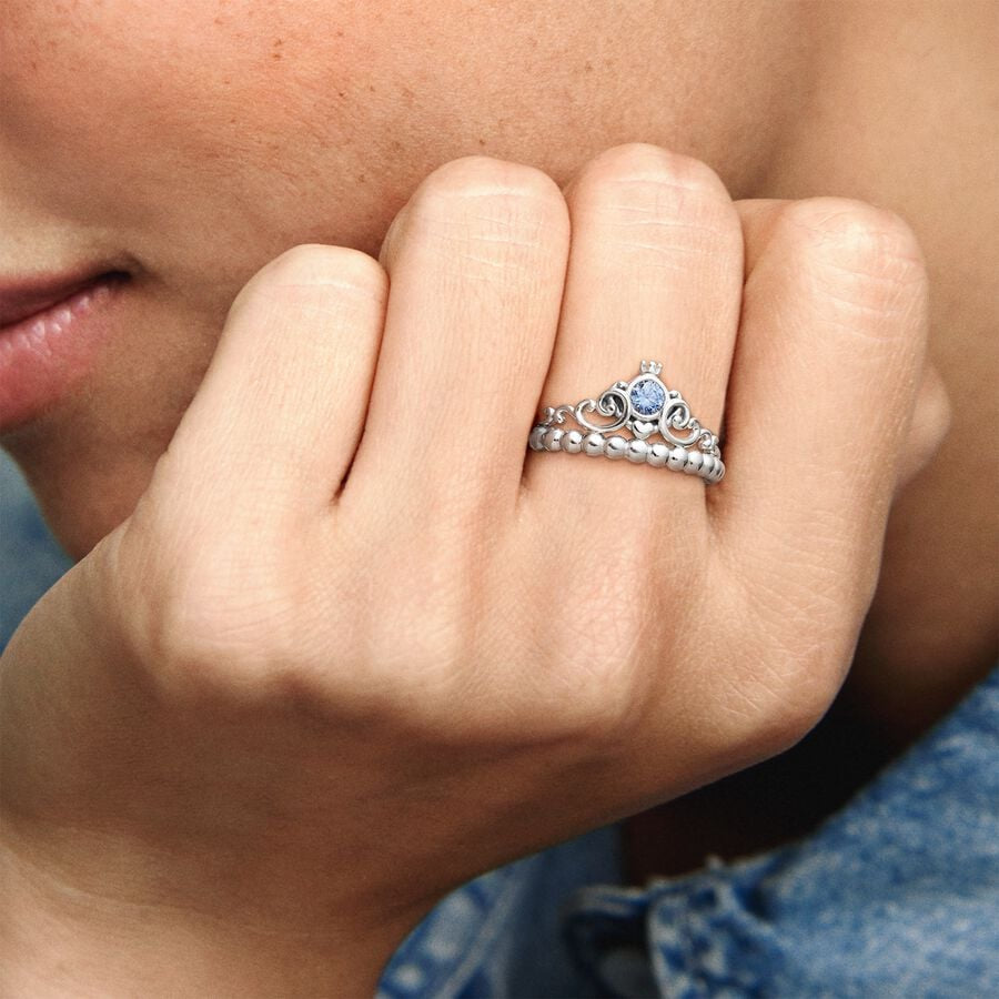 Disney x Pandora Cinderella Blue Tiara Ring