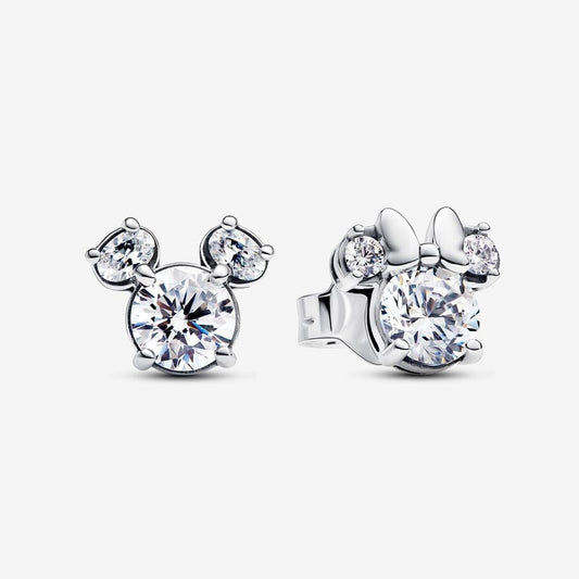 Disney x Pandora Mickey Mouse & Minnie Mouse Sparkling Stud Earrings