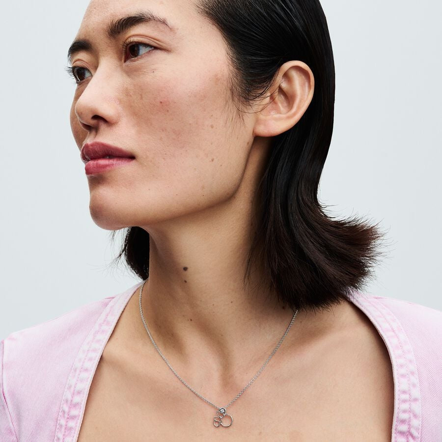 Disney x Pandora Minnie Mouse Silhouette Collier Necklace