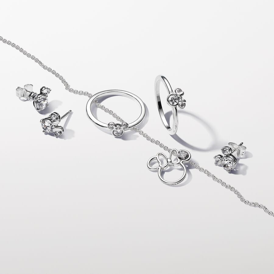 Disney x Pandora Minnie Mouse Silhouette Collier Necklace