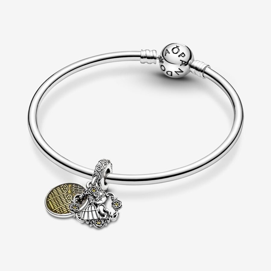 Disney x Pandora Beauty and the Beast Dancing Dangle Charm