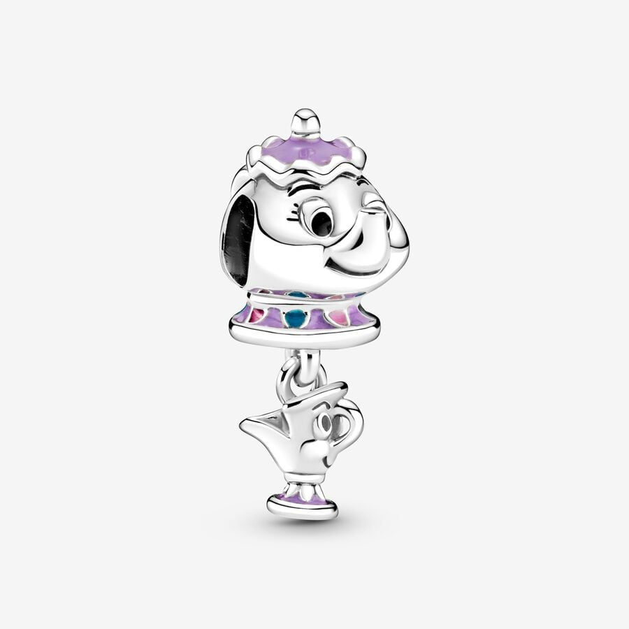 Disney x Pandora Beauty and the Beast Mrs. Potts and Chip Dangle Charm