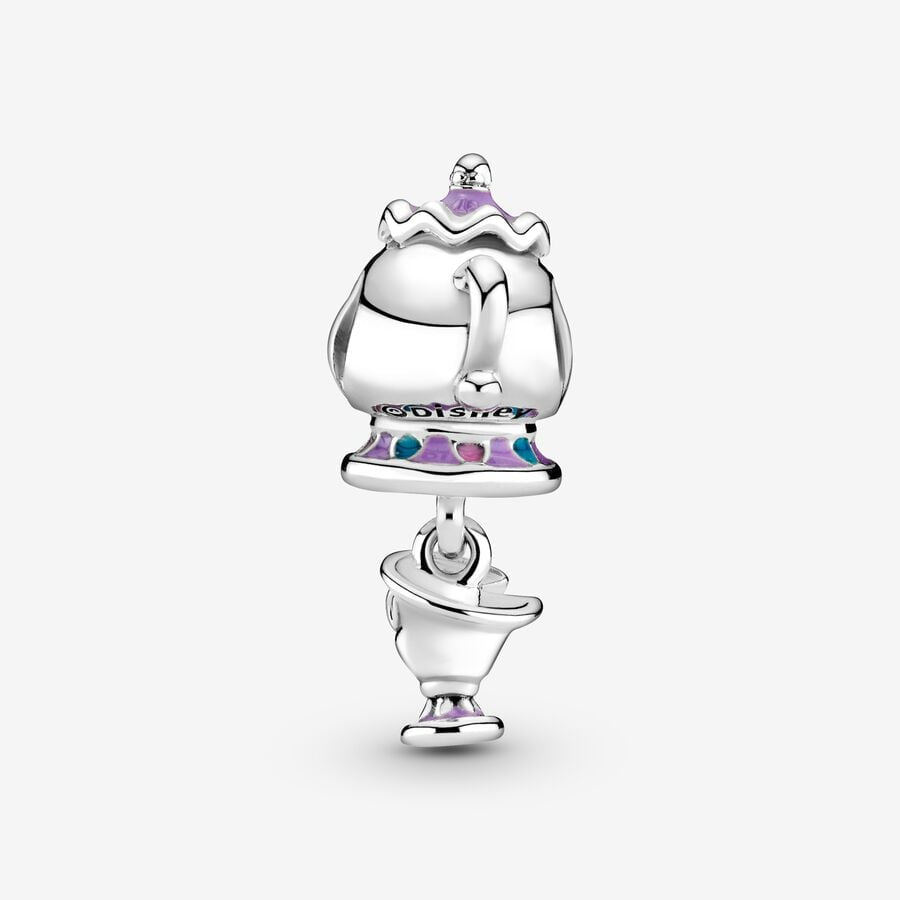 Disney x Pandora Beauty and the Beast Mrs. Potts and Chip Dangle Charm