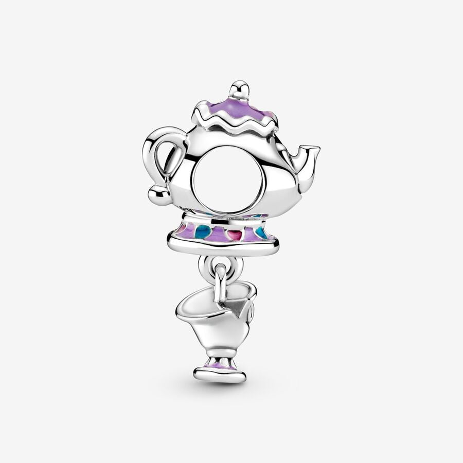 Disney x Pandora Beauty and the Beast Mrs. Potts and Chip Dangle Charm