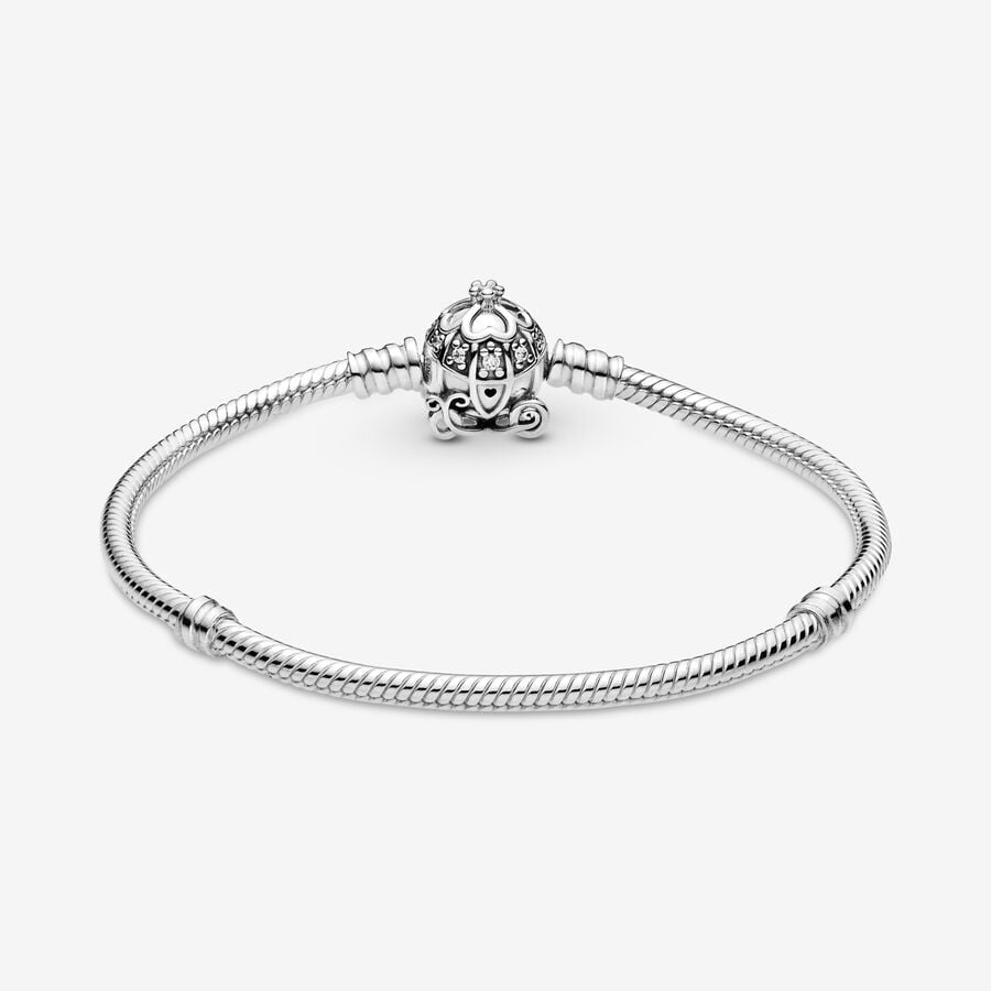 Disney x Pandora Cinderella Pumpkin Coach Clasp Pandora Moments Bracelet