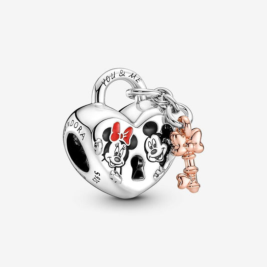 Disney x Pandora Mickey Mouse & Minnie Mouse Padlock Charm
