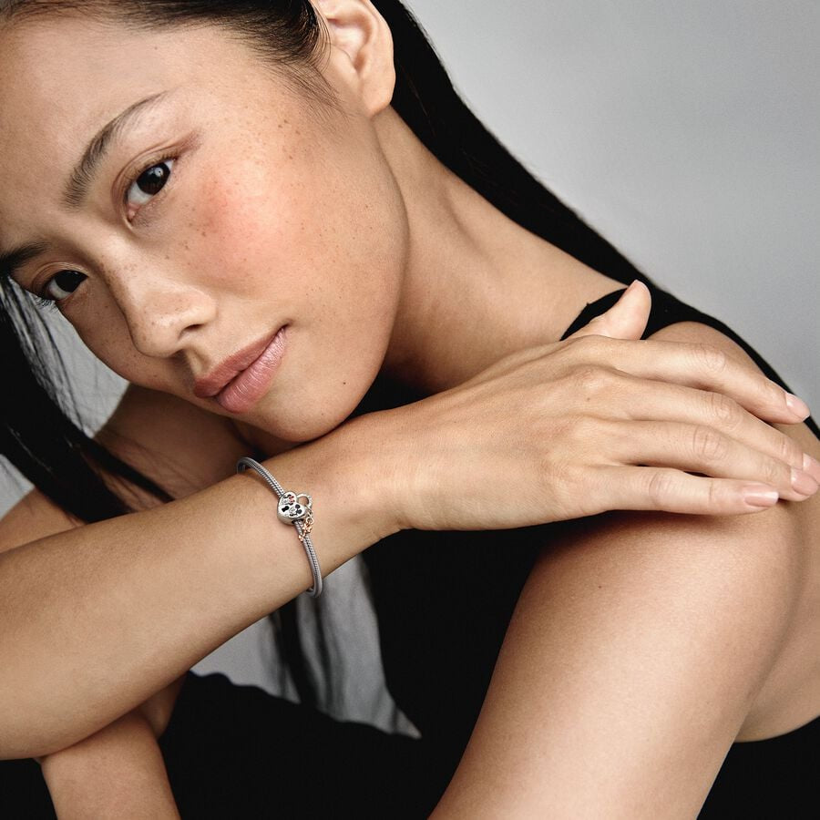 Disney x Pandora Mickey Mouse & Minnie Mouse Padlock Charm