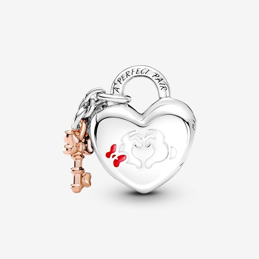 Disney x Pandora Mickey Mouse & Minnie Mouse Padlock Charm