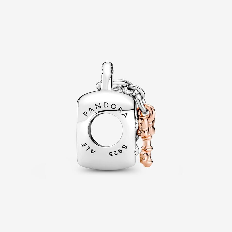 Disney x Pandora Mickey Mouse & Minnie Mouse Padlock Charm
