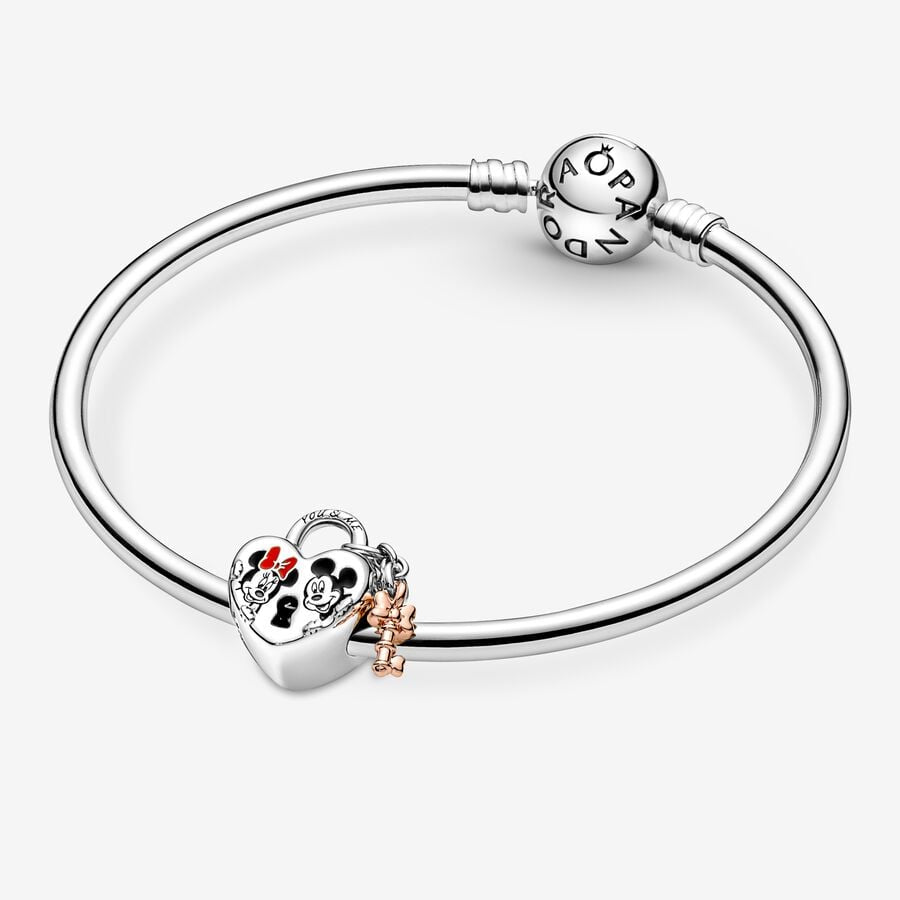 Disney x Pandora Mickey Mouse & Minnie Mouse Padlock Charm