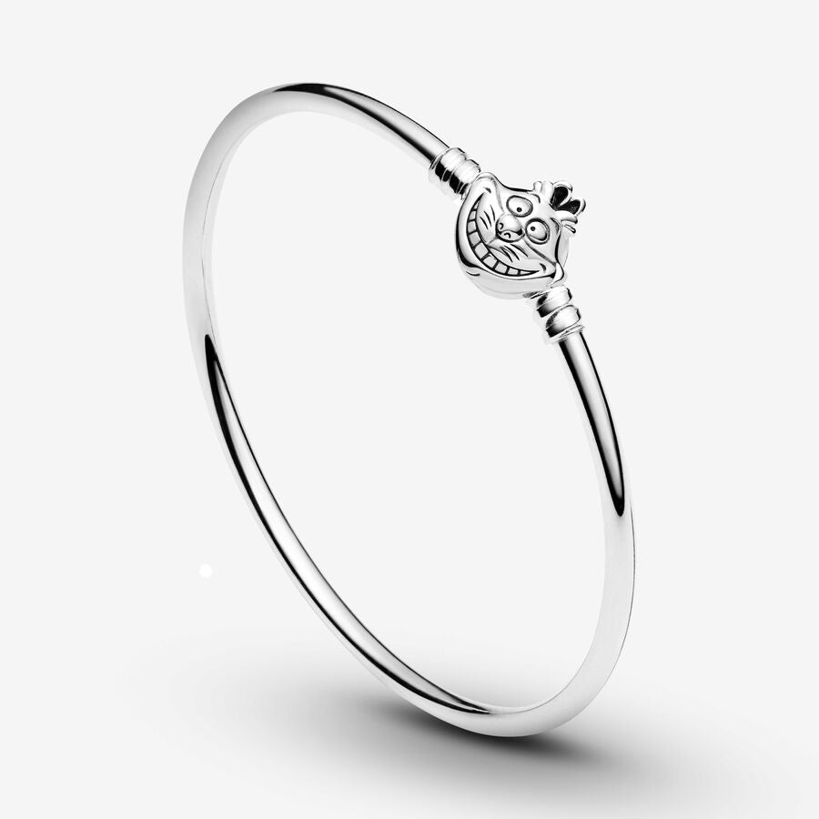 Disney x Pandora Alice in Wonderland Cheshire Cat Clasp Pandora Moments Bangle