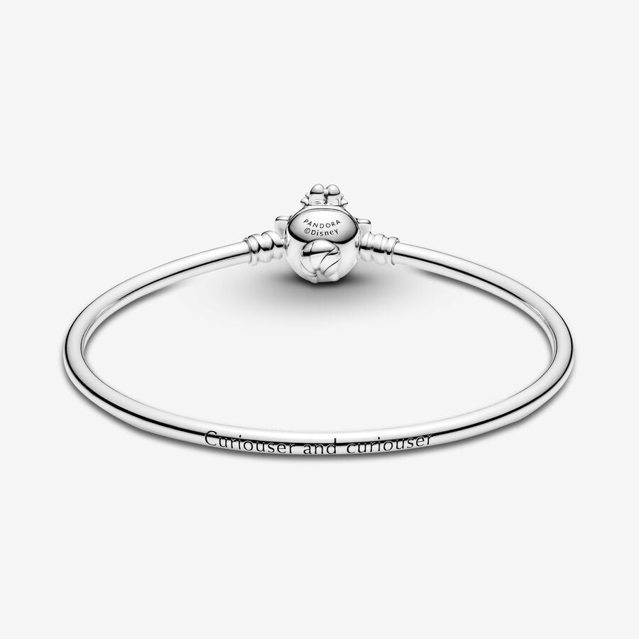 Disney x Pandora Alice in Wonderland Cheshire Cat Clasp Pandora Moments Bangle